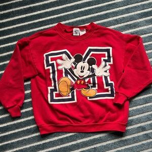 Vintage Mickey & Co youth crewneck